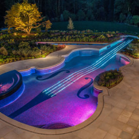 Custom Swimming Pool by Cipriano Landscape Design: beyond amazing!